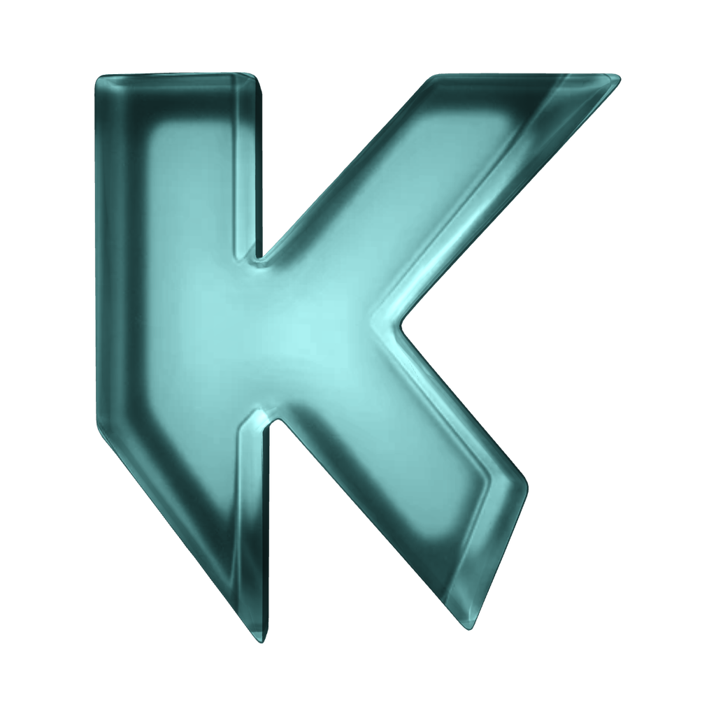 Krypton 3D K, Deep Teal