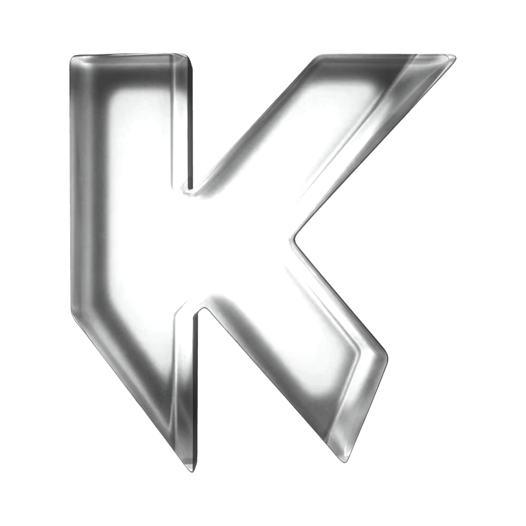 Krypton 3D K, Frosted